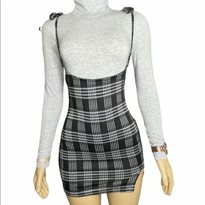 Plaid dress size small